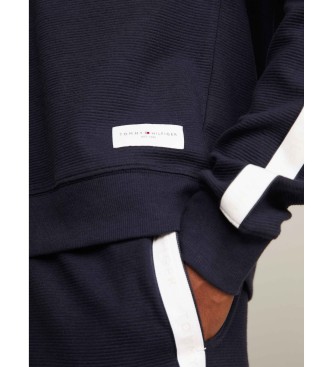 Tommy Hilfiger Sudadera Stripe Logo azul marino  