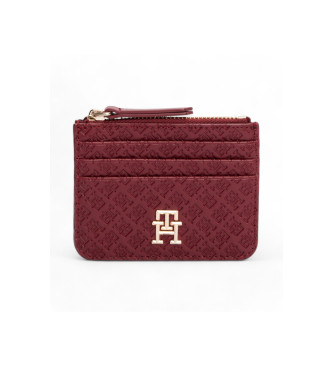 Tommy Hilfiger Maroon prglad korthllare  