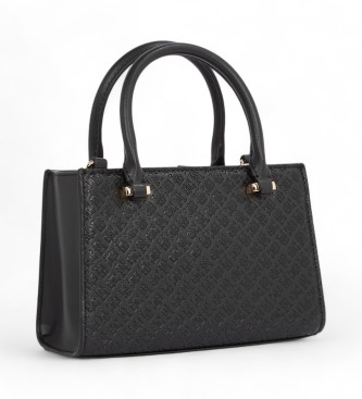 Tommy Hilfiger Bolso tote con monogramas TH en bajo relieve negro