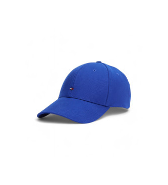 Tommy Hilfiger Cappellino a 6 pannelli in cotone con bandiera blu