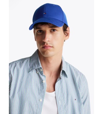 Tommy Hilfiger Vlag Katoen 6 Paneel Cap blauw