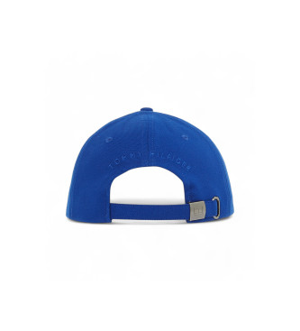 Tommy Hilfiger Vlag Katoen 6 Paneel Cap blauw