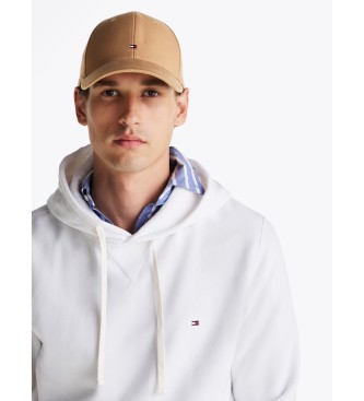 Tommy Hilfiger Mtze Flagge Baumwolle 6 Panel beige