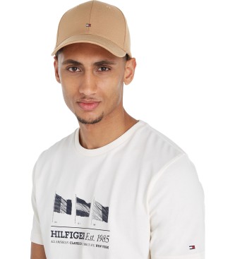 Tommy Hilfiger Mtze Flagge Baumwolle 6 Panel beige