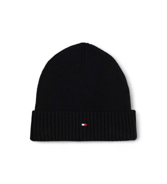 Tommy Hilfiger Gorro Flag Pima Cotton negro