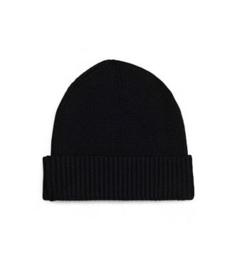 Tommy Hilfiger Bonnet en coton Pima Flag noir