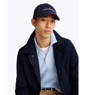 Tommy Hilfiger Bon de basebol com logtipo bordado em azul-marinho