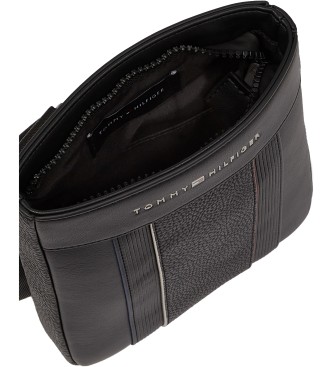 Tommy Hilfiger Foundation Mini skuldertaske sort