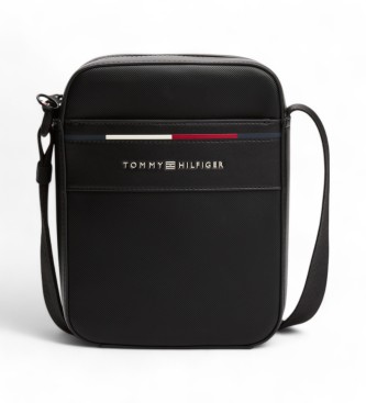 Tommy Hilfiger Mini borsa a tracolla nera Foundation