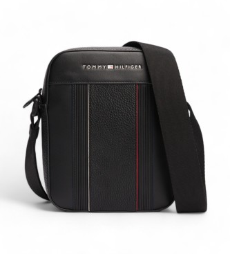 Tommy Hilfiger Foundation Mini skuldertaske sort