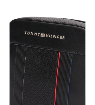 Tommy Hilfiger Foundation Mini schoudertas zwart