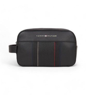 Tommy Hilfiger Saco de toilette com logtipo metlico  preto