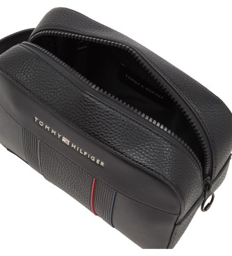 Tommy Hilfiger Toilet bag with metallic logo  black