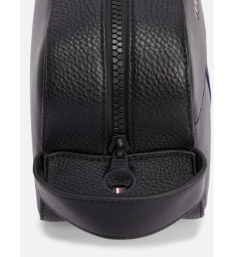 Tommy Hilfiger Toilet bag with metallic logo  black