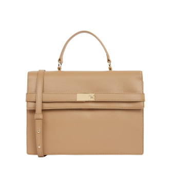 Tommy Hilfiger Borsa a cartella con patta beige