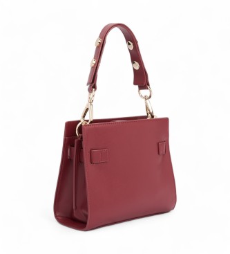 Tommy Hilfiger Heritage satchel bag with maroon studs 