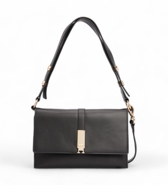 Tommy Hilfiger Bolso de hombro Heritage con tachuelas negro