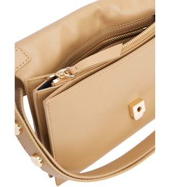 Tommy Hilfiger Heritage-skuldertaske med beige nitter