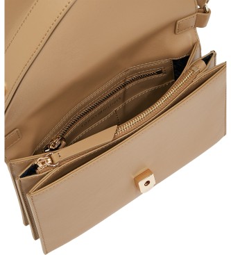 Tommy Hilfiger Heritage-skuldertaske med beige nitter