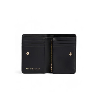 Tommy Hilfiger Heritage-Geldbrse mit faltbarem Design und schlankem schwarzen Design