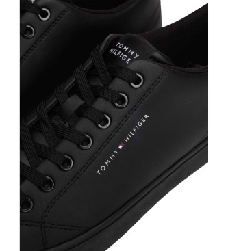 Tommy Hilfiger Sneakers essenziali con logo e cuciture nere