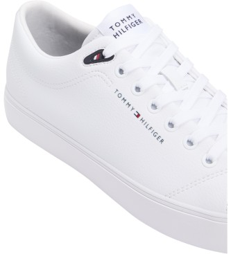 Tommy Hilfiger Gympen van mesh met wit geborduurd logo