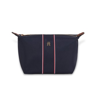 Tommy Hilfiger Icon toilettaske med marinebl� monogram