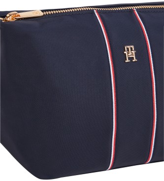 Tommy Hilfiger Icon toilettaske med marinebl� monogram