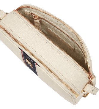 Tommy Hilfiger Witte schoudertas met structuur