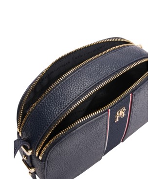 Tommy Hilfiger Navy-struktureret skuldertaske