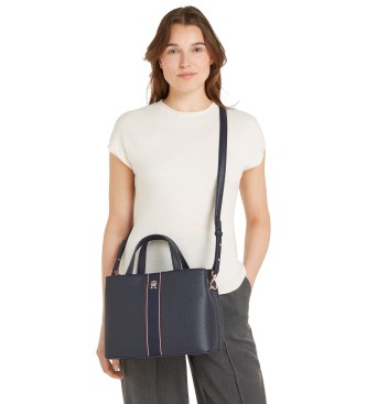 Tommy Hilfiger Marine boekentas met monogram