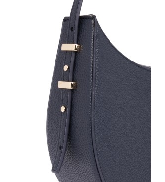 Tommy Hilfiger Hobo bag with navy grained finish