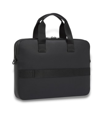 Tommy Hilfiger Valigetta nera con monogramma TH