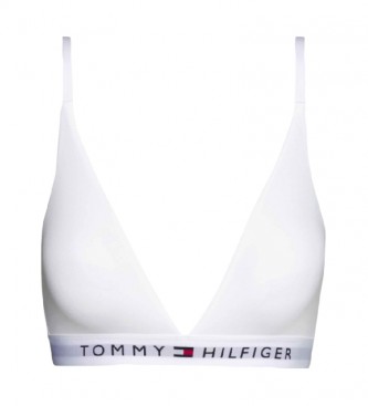 Tommy Hilfiger Reggiseno a triangolo logo bianco