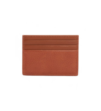 Tommy Hilfiger Premium brown leather card holder