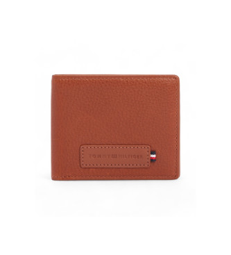 Tommy Hilfiger Cartera de piel Premium Mini marrn