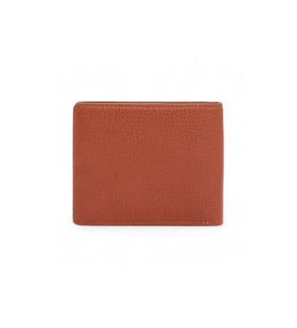 Tommy Hilfiger Porte-documents en cuir Premium Mini marron