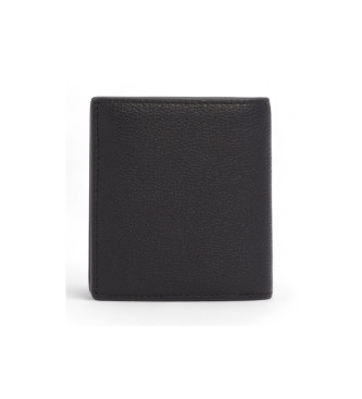 Tommy Hilfiger Portefeuille Trifold en cuir de premire qualit noir