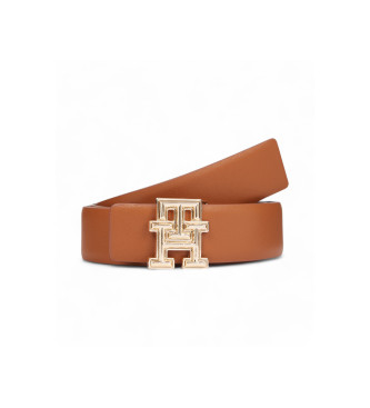 Tommy Hilfiger Ceinture rversible monogramme marron, noire