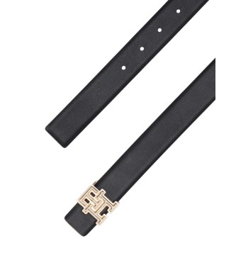 Tommy Hilfiger Ceinture rversible monogramme marron, noire