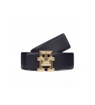 Tommy Hilfiger Ceinture rversible monogramme beige, noire