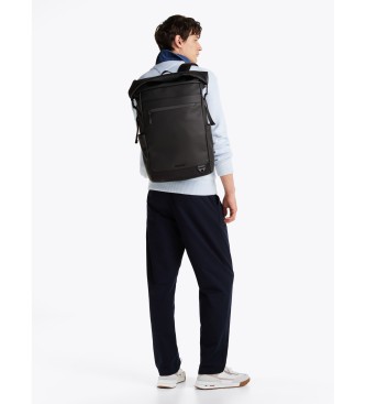 Tommy Hilfiger Saisonaler Rolltop-Rucksack schwarz