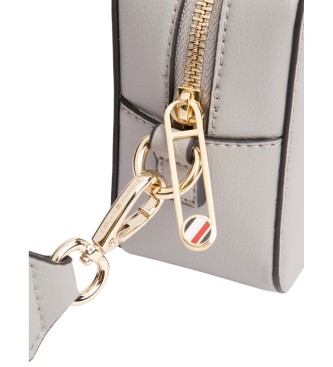 Tommy Hilfiger Bolso bandolers Soft Logo gris