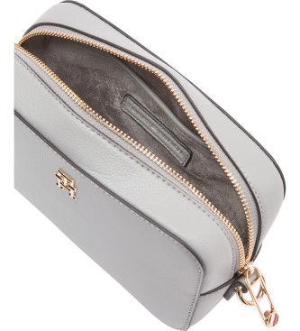 Tommy Hilfiger Bolso bandolers Soft Logo gris