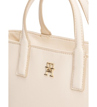 Tommy Hilfiger Soft Logo mini tote torba bela