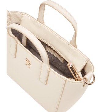 Tommy Hilfiger Soft Logo mini tote torba bela