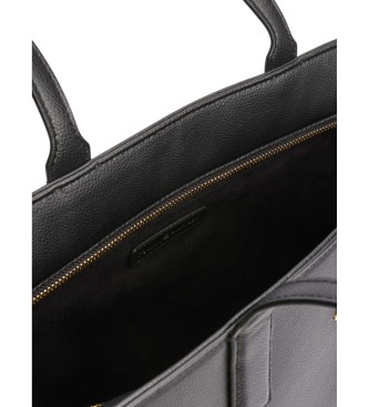 Tommy Hilfiger Borsa tote morbida con stemma nero