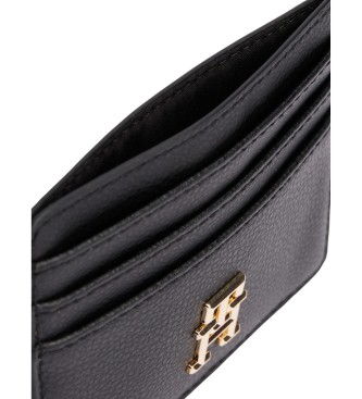 Tommy Hilfiger Etui na karty Logotape Cc czarne