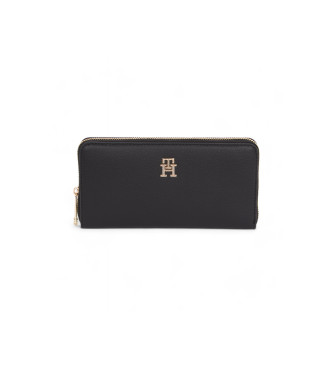 Tommy Hilfiger Portefeuille Logotape souple noir