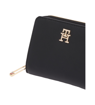 Tommy Hilfiger Monedero Soft con cremallera negro